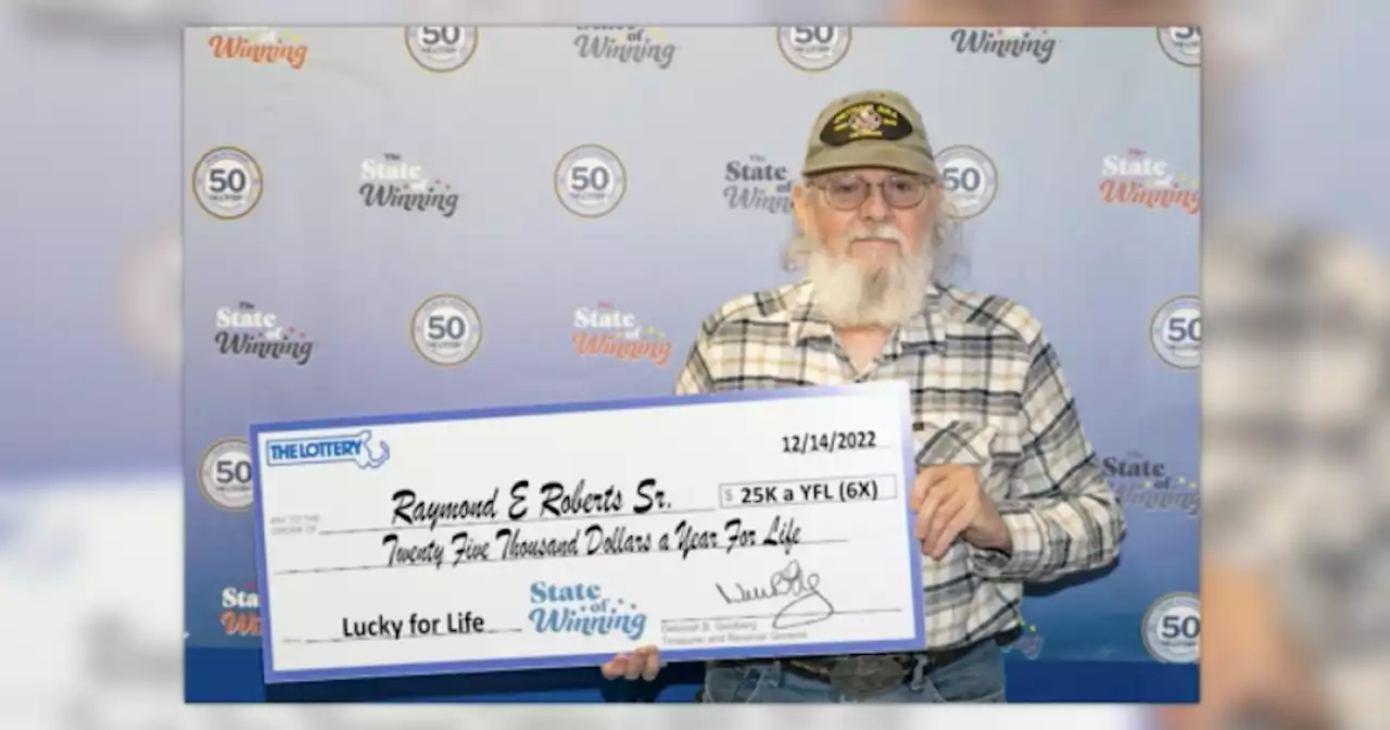 Veteran wins Massachusetts lottery game six times