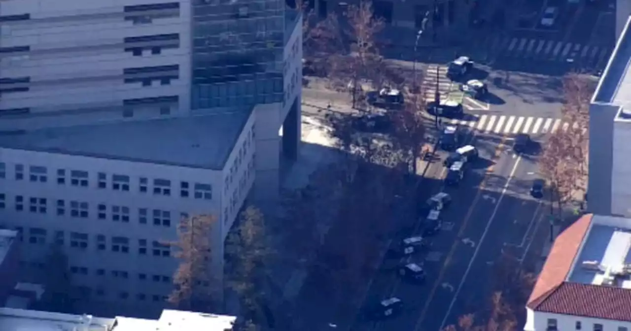 Armed suspect barricaded in San Jose State campus library