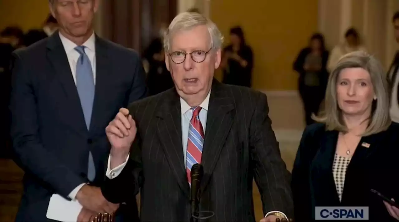 Mitch McConnell says funding Ukraine is 'number one priority' for most Republicans -