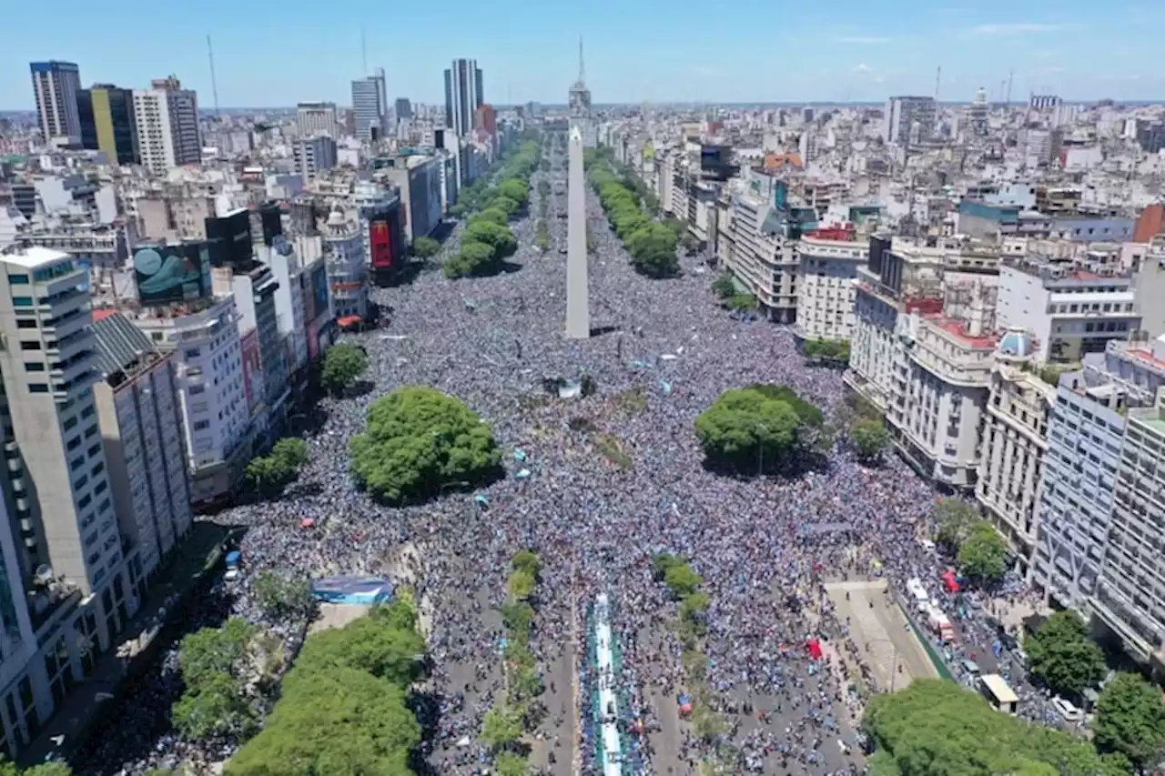 Argentina campeón: fiesta, alegría y caos en la movilización popular más grande de la historia