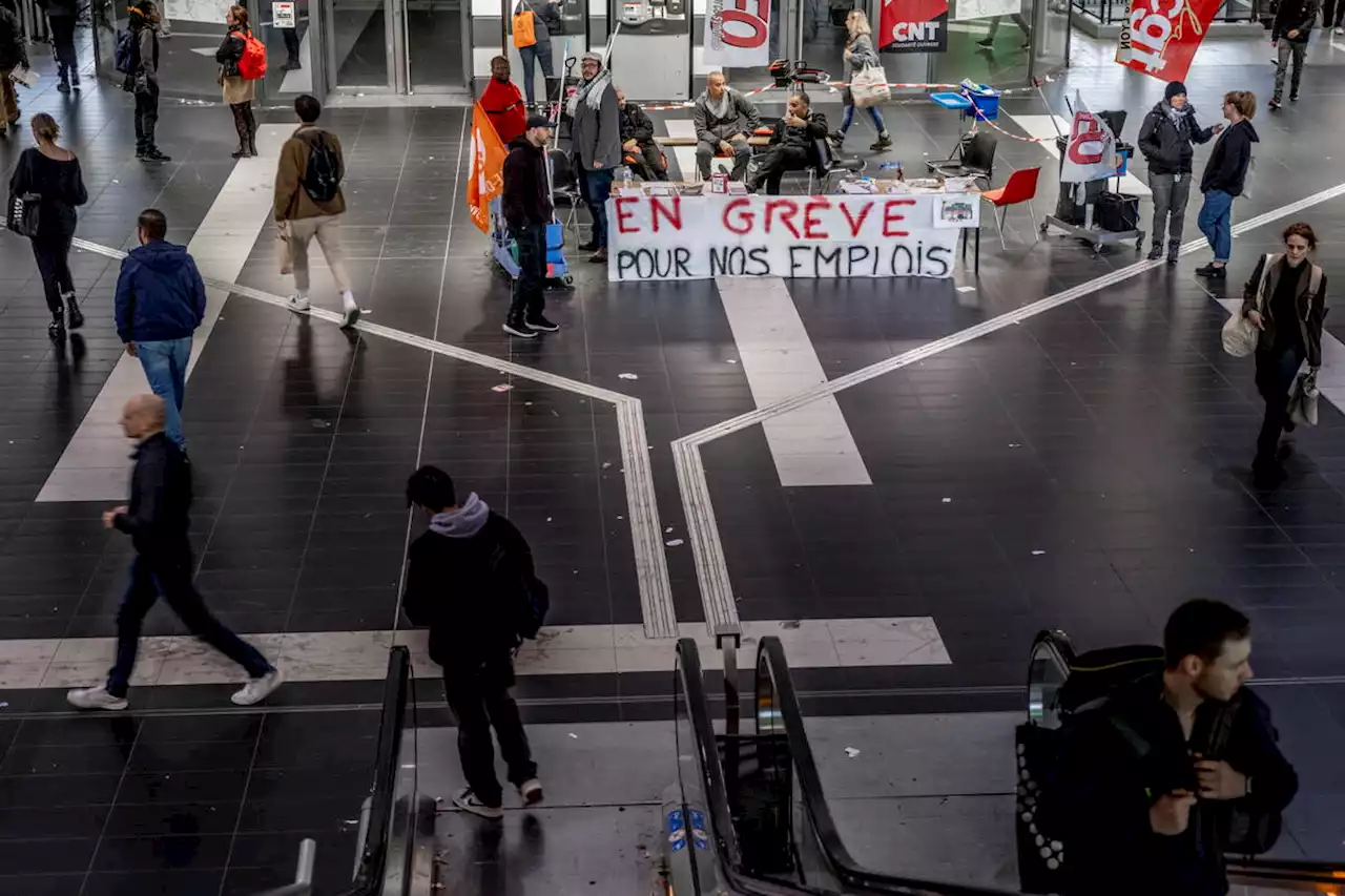 A Lyon-Perrache, la grève s’arrête mais l’incertitude demeure pour les agents d’entretien