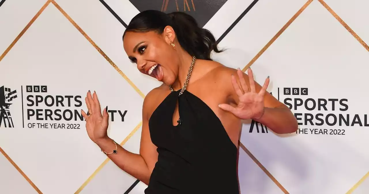 Alex Scott wows on the red carpet at BBC Sports Personality of the Year