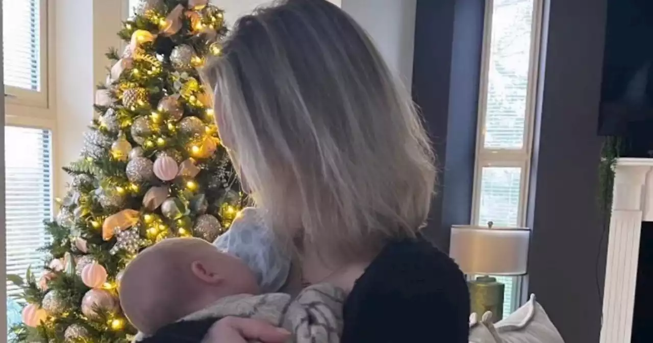 Jorgie Porter says 'I'm back' as she gives update with new pictures of baby son