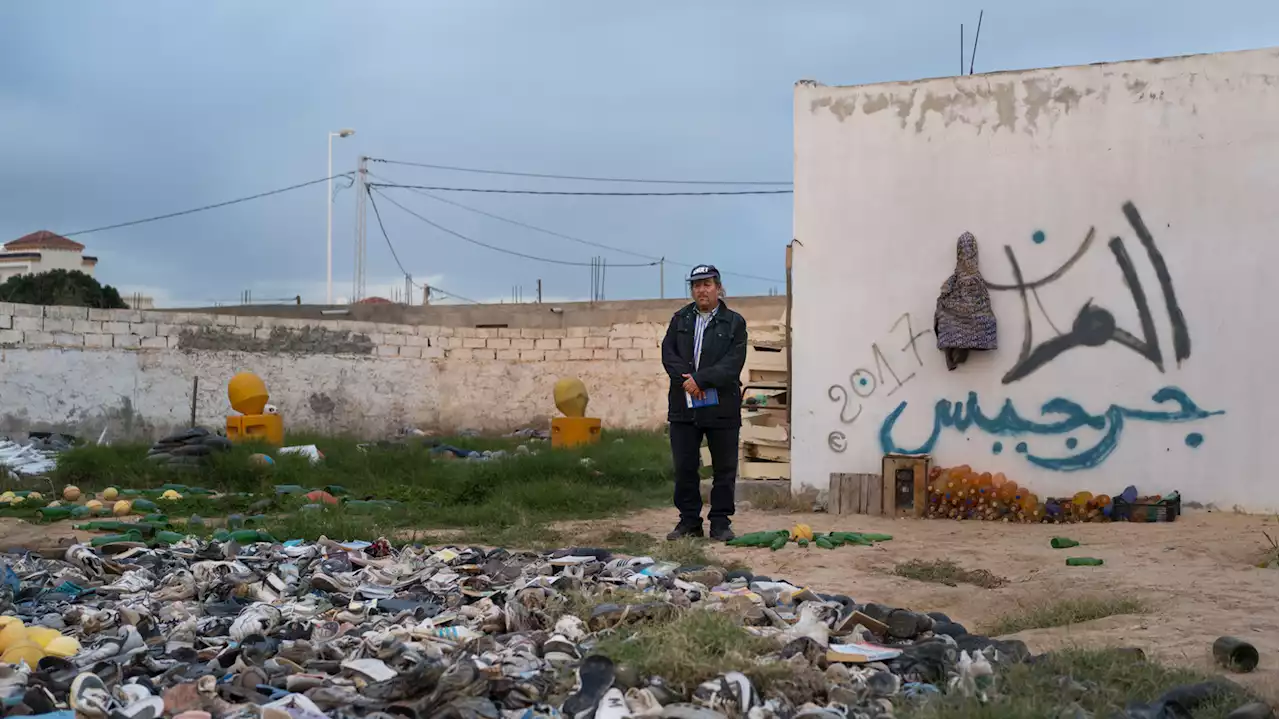 A Tunisian artist is hoping to keep the memories of migrants alive