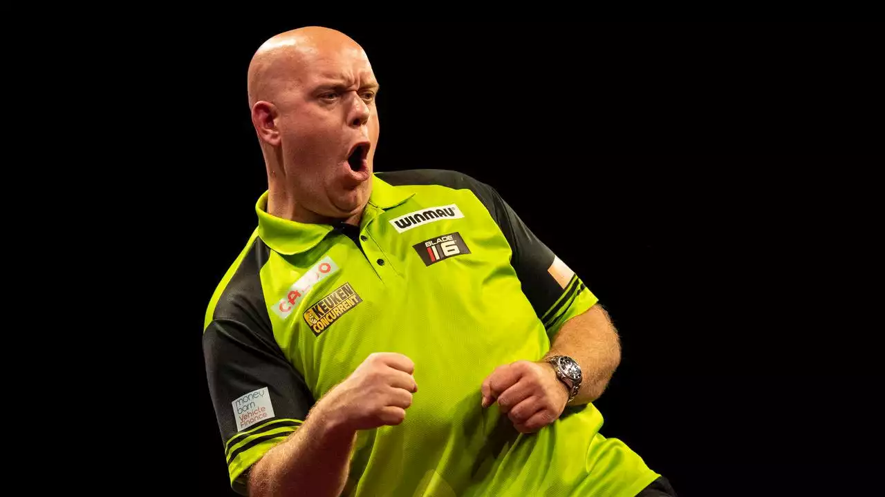 Van Gerwen na sterk jaar favoriet voor WK: 'Het is allemaal geen wetenschap'