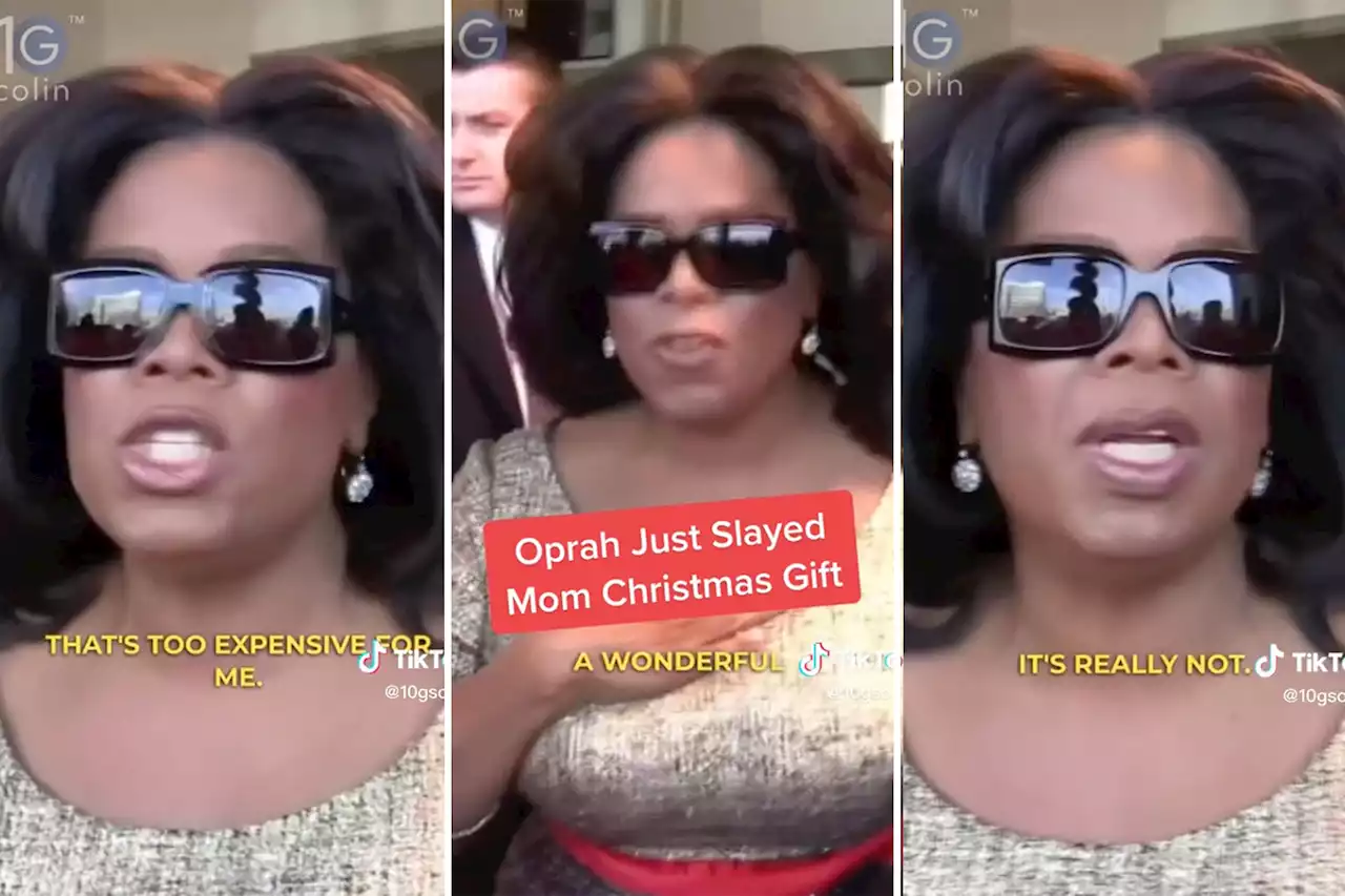 Oprah Winfrey shocked by $100 Christmas gift price limit: ‘She was SHOOK’