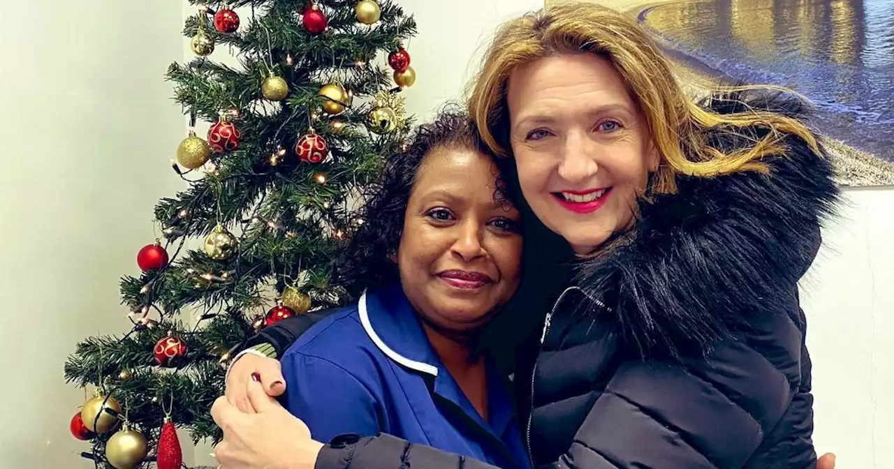 Victoria Derbyshire reunites with nurse who 'was her rock' during breast cancer