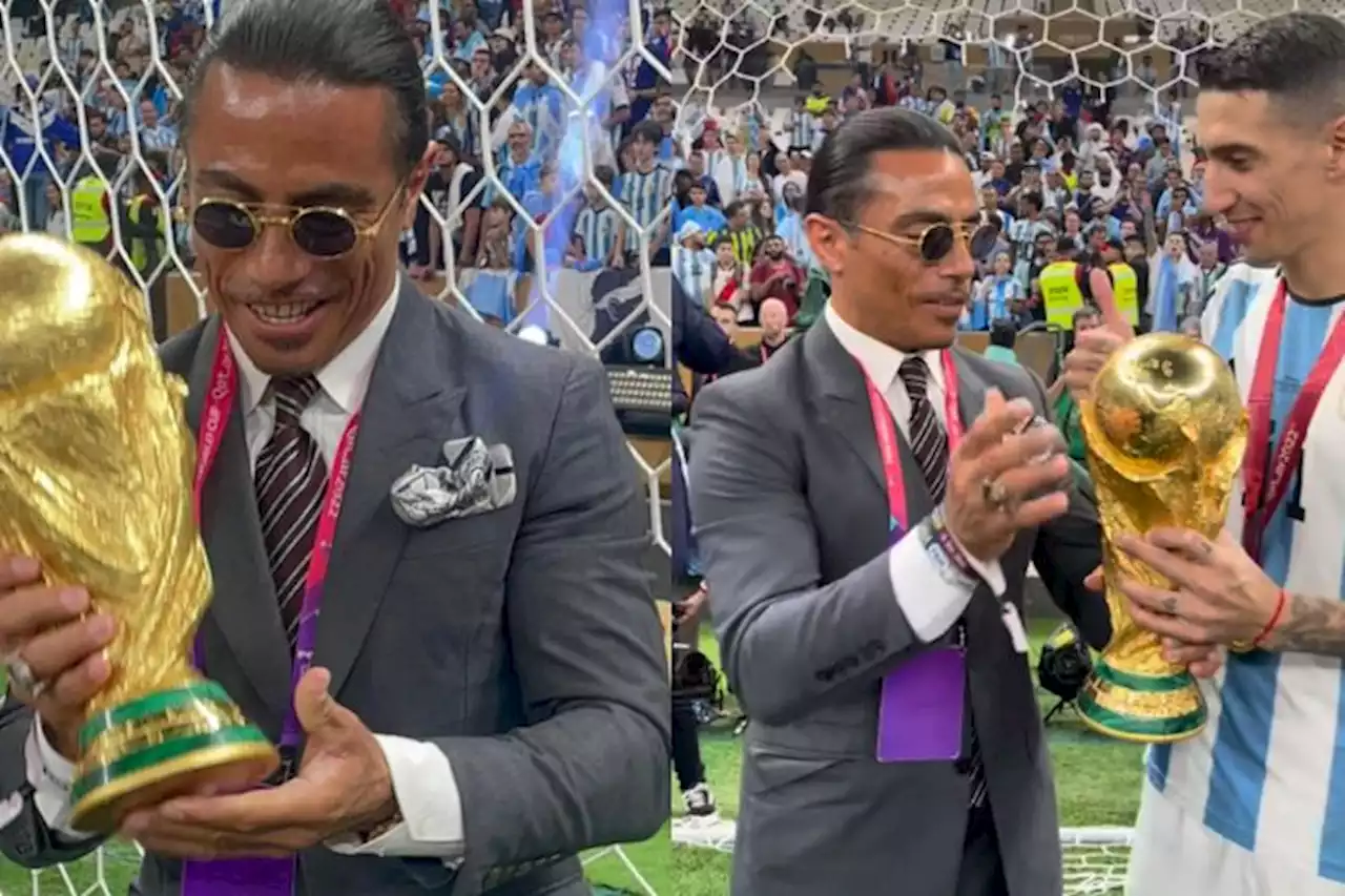 Koki Salt Bae 'Dirujak' Netizen Usai Pegang Trofi Piala Dunia yang Dianggap Sakral - Pikiran-Rakyat.com