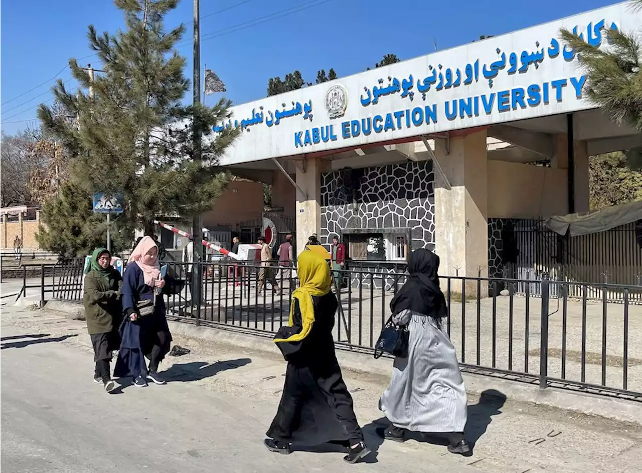 Taliban-led Afghan administration suspends women from universities