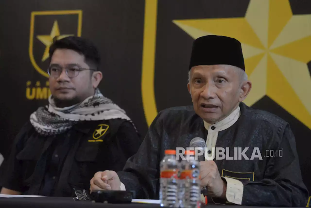 Amien Rais Hampir Menangis saat Partai Ummat akan Diverifikasi Ulang |Republika Online