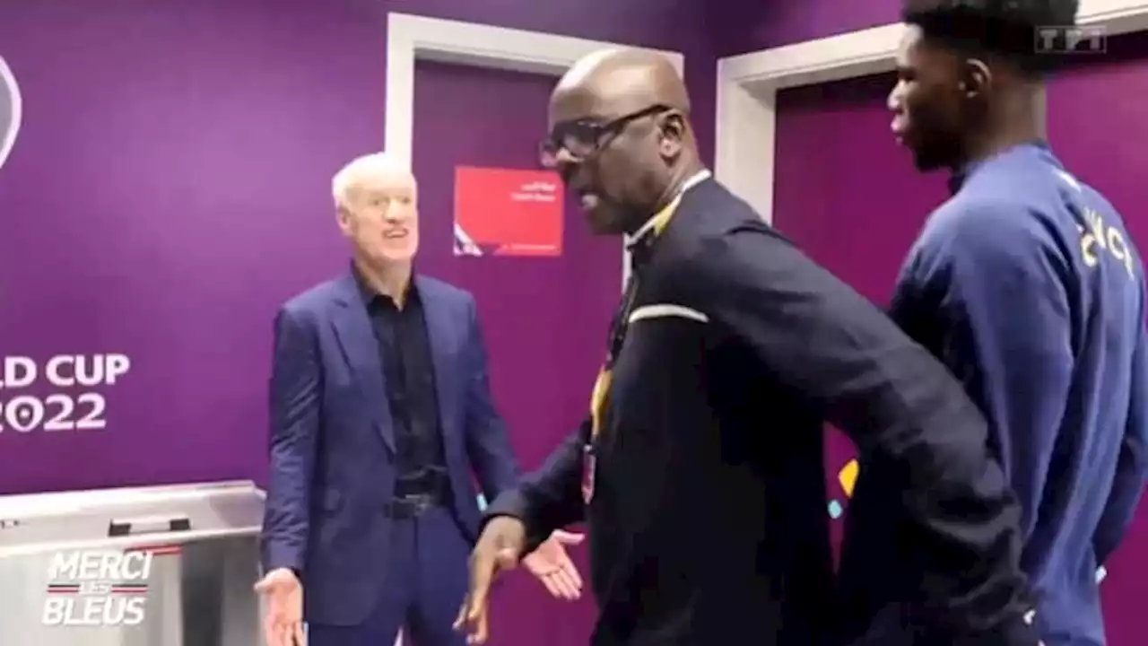 Equipe de France: quand Tchouameni prend une leçon de football par Didier Deschamps et Lilian Thuram