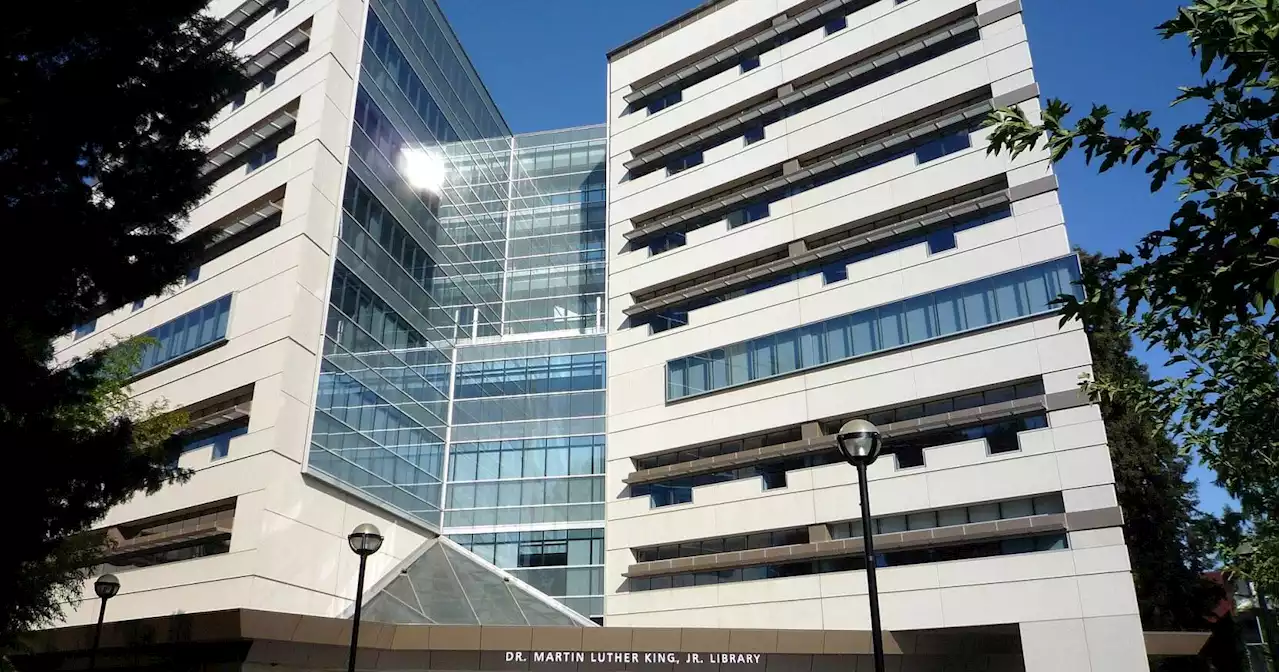 San Jose State library closes as suspect barricades