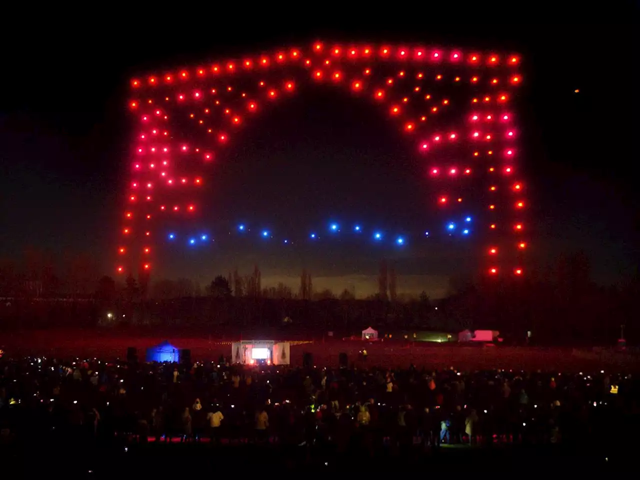 'Way better than fireworks': Skies alive with drones for a celebration of Telford