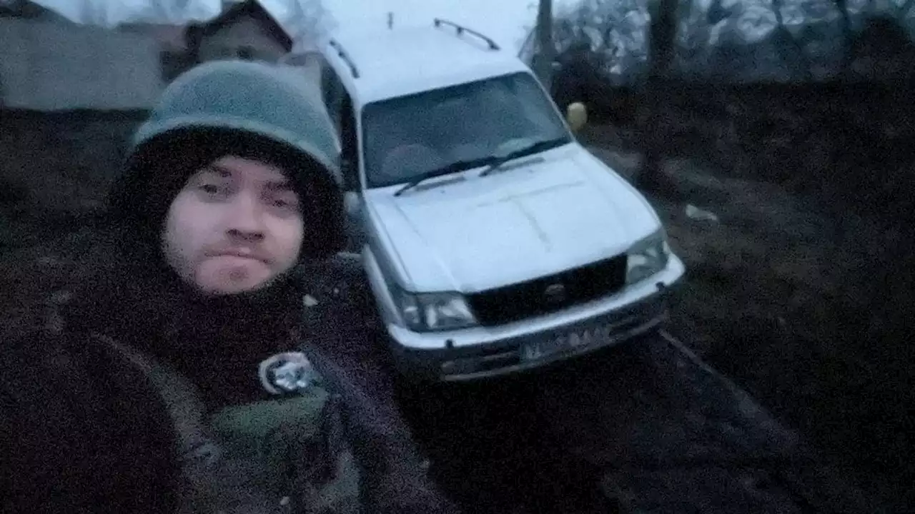 British volunteer evacuating most vulnerable from 'hell' in Ukraine has vehicle targeted by Russian tank