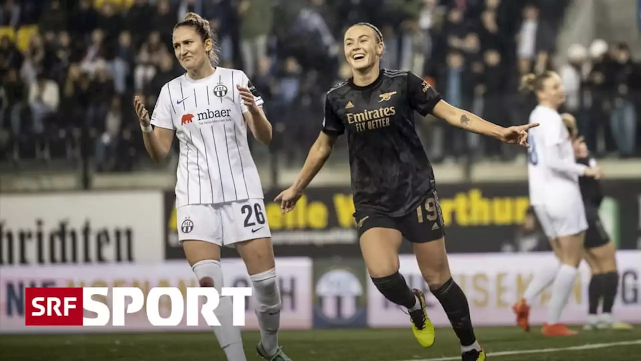 Women's Champions League - 1:9-Klatsche für die FCZ Frauen bei Grings' Dernière