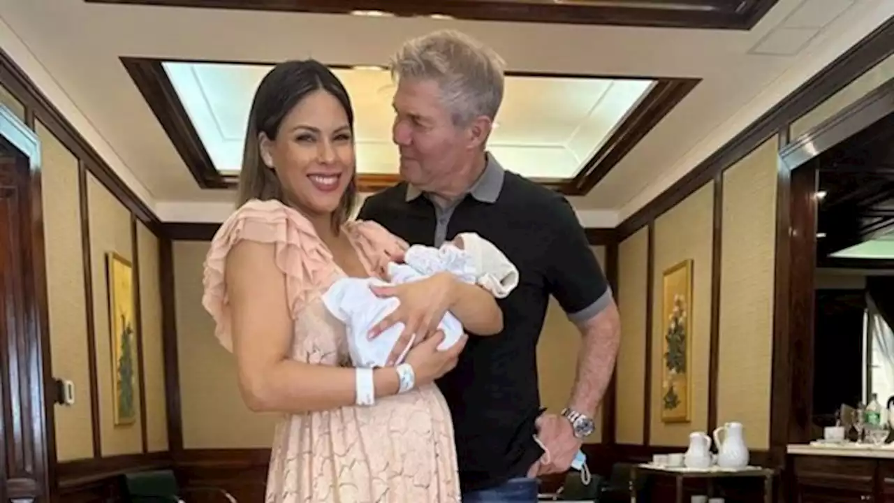 Barby Franco y Fernando Burlando presentaron a su hija