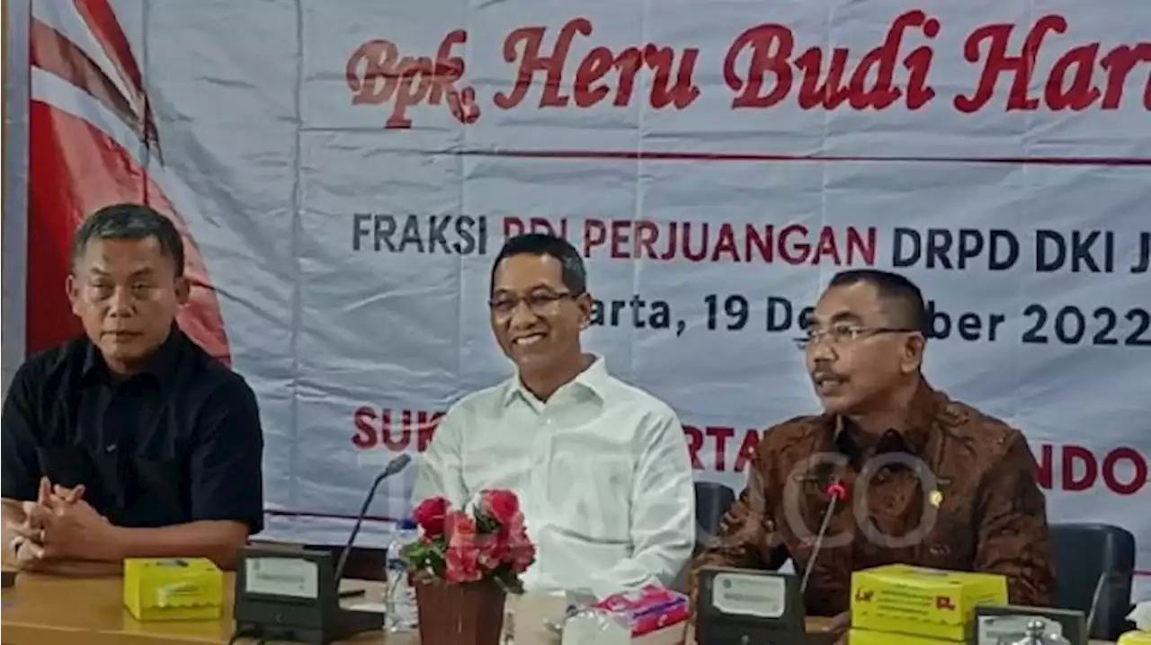 Lontarkan Kritik Pedas ke Heru Budi Hartono, PDIP: Sikap Kami Kritis Konstruktif