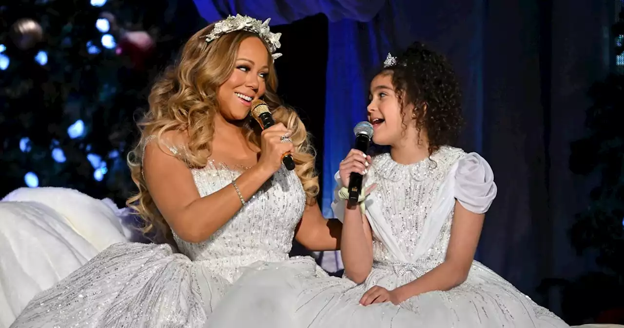 Mariah Carey and daughter Monroe masterfully hit a high note during Christmas duet