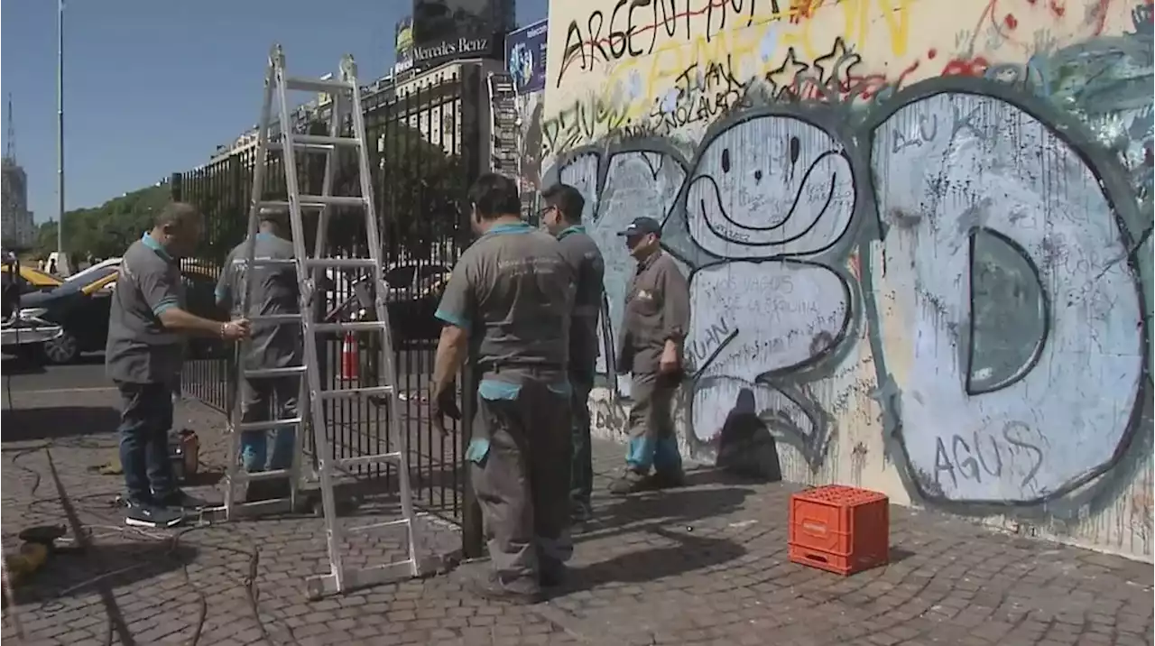 Así quedó la zona de Obelisco tras los festejos por el recibimiento a la Selección argentina