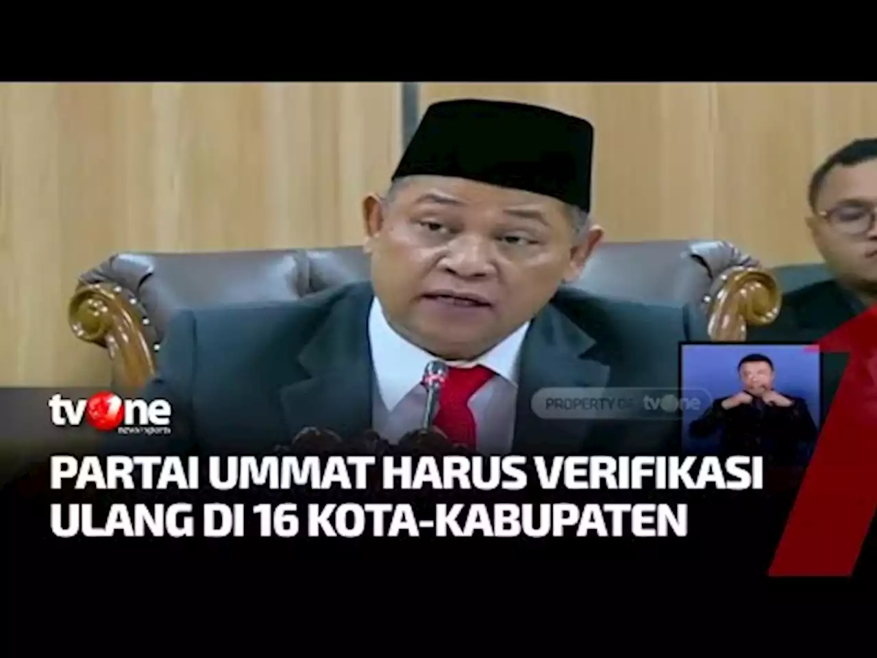 Partai Ummat akan Lakukan Verifikasi Faktual Ulang - tvOne