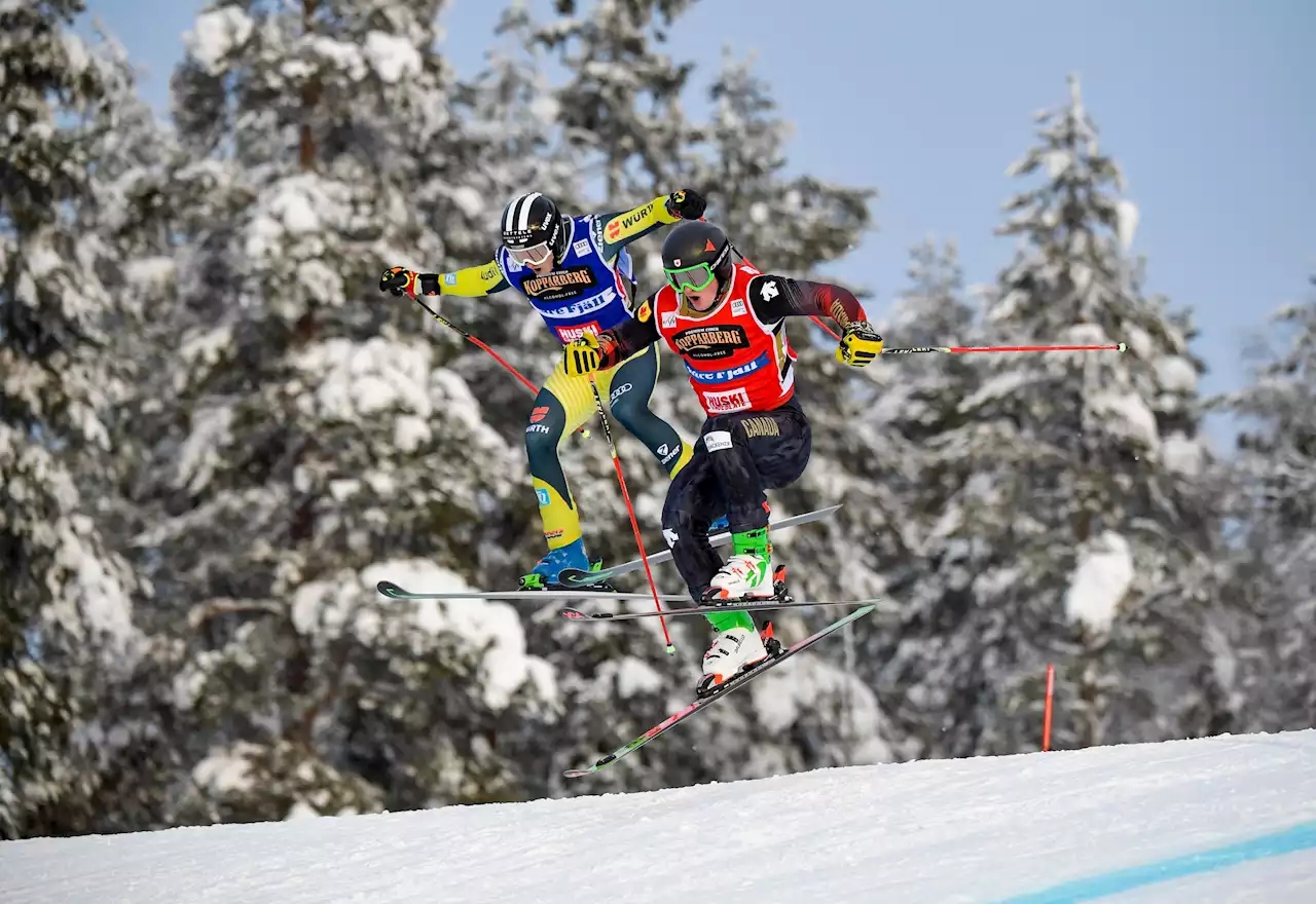 Skicrosser Bachsleitner vom SC Partenkirchen Dritter in Innichen