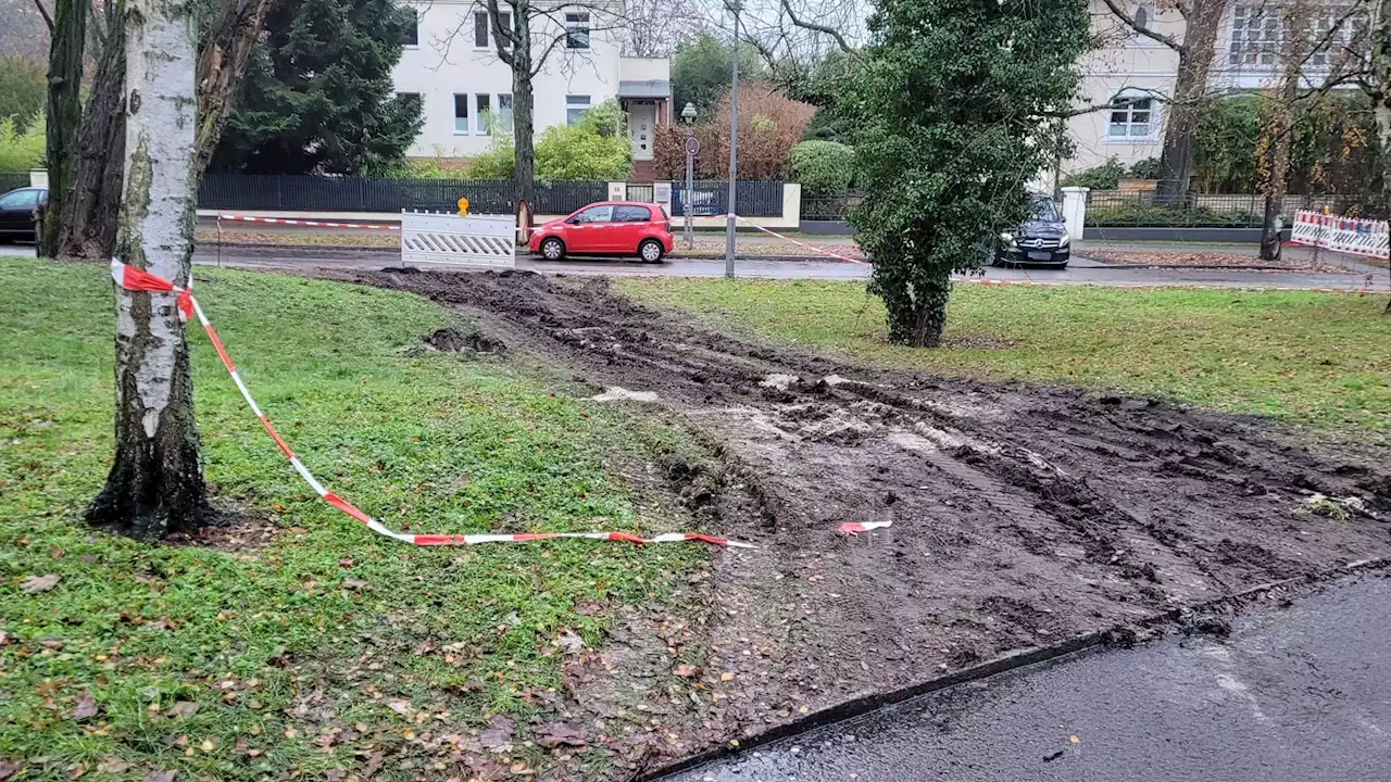 Baustelle in Frohnau wird wild umfahren