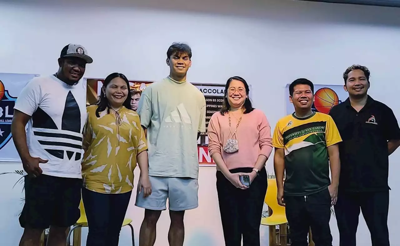 Cebuano cager, who now plays for UST, visits Cebu school where his basketball journey started