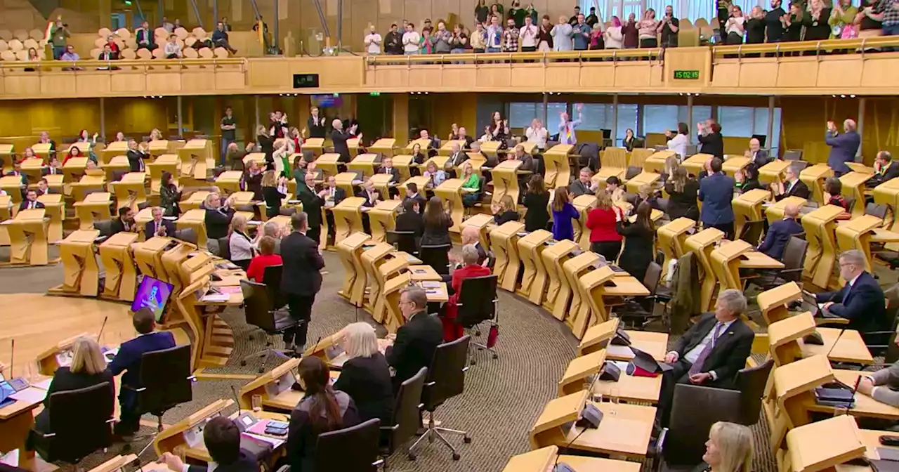 Scottish Parliament suspended as protesters react to gender reform vote