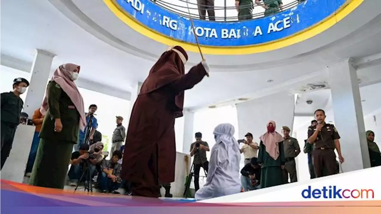 Eksekusi Hukum Cambuk di Aceh, Jangan Coba-coba Langgar Syariat