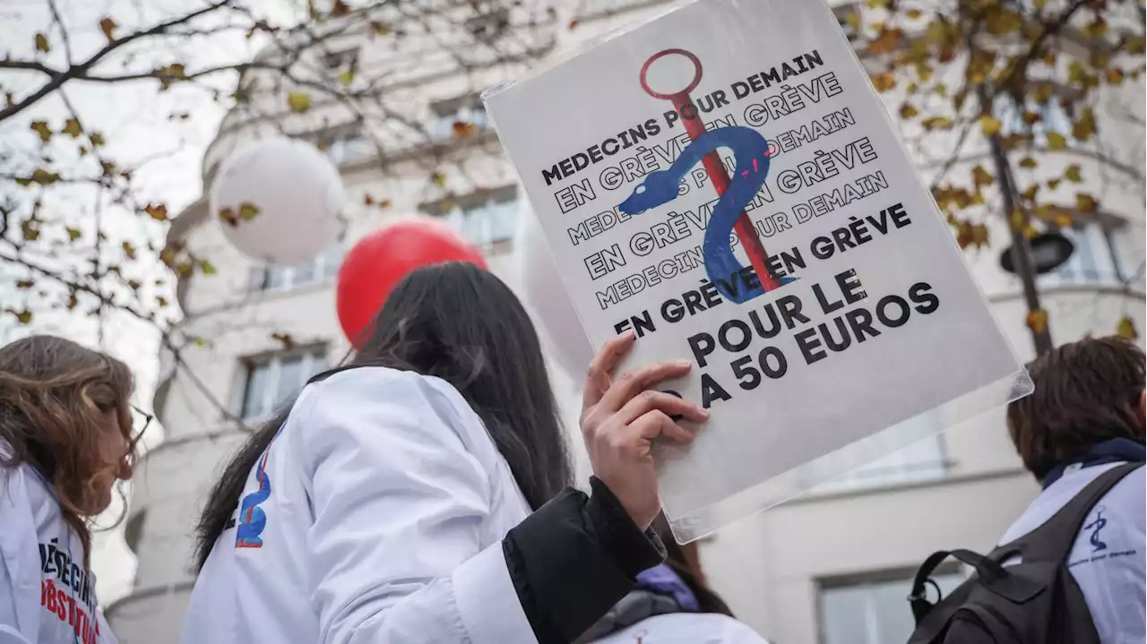 Grève des médecins : des généralistes en grève pour les fêtes dans plusieurs départements de France