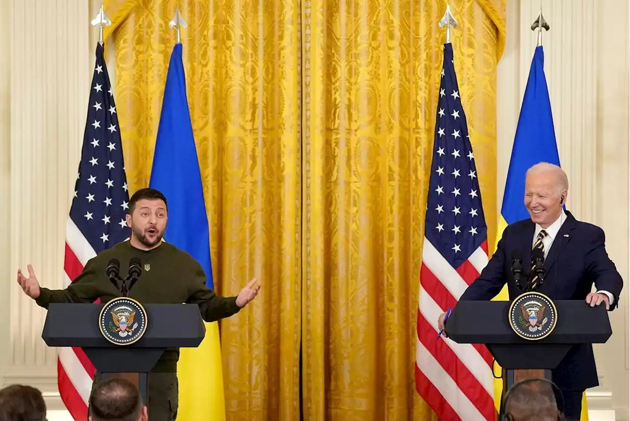 Biden tells Zelensky at White House: 'You will never stand alone'