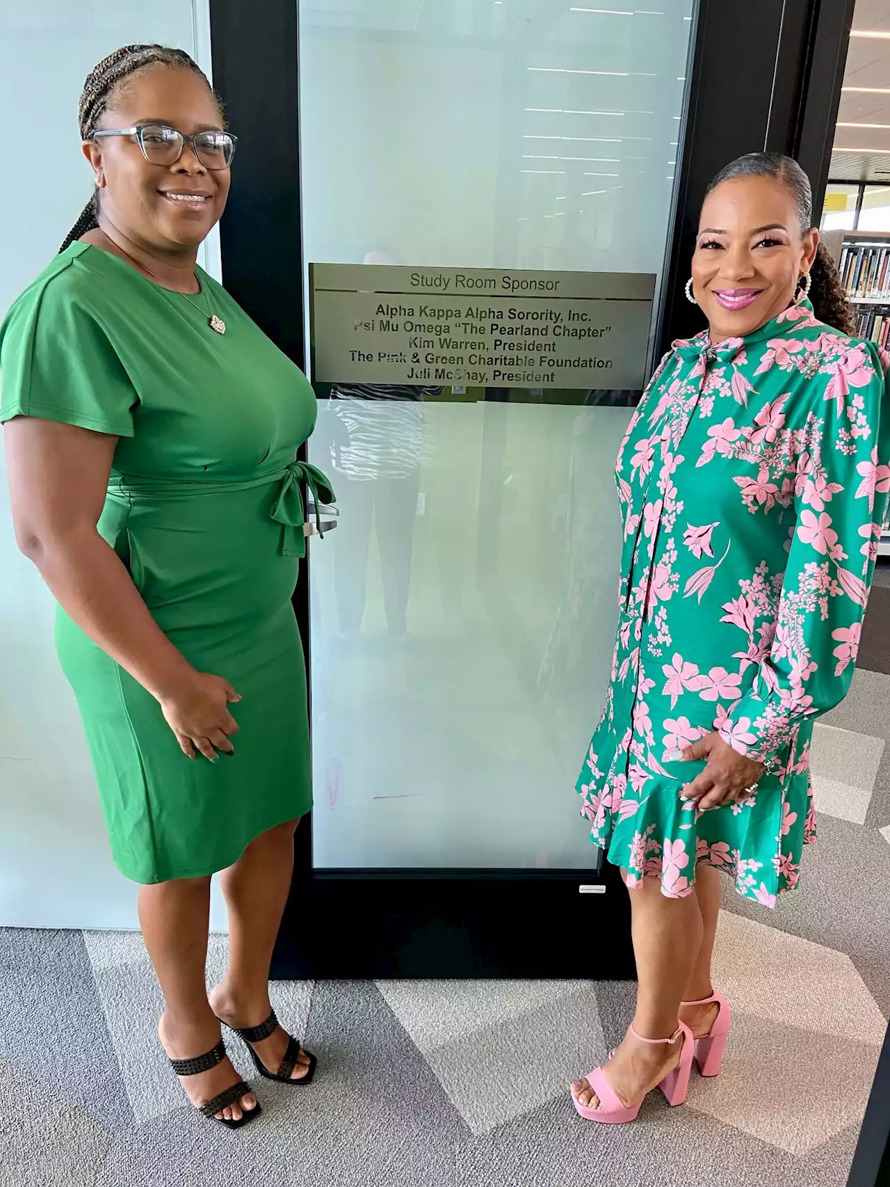 Pearland chapter of historically Black sorority donates $5K to West Pearland Library