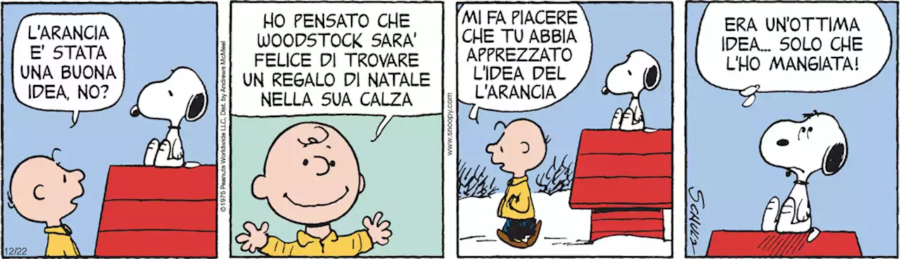 Peanuts 2022 dicembre 22 - Il Post