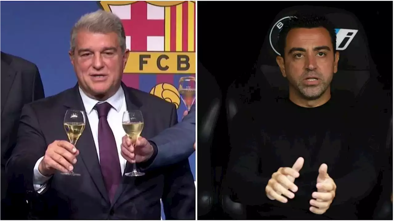 Laporta se lo deja claro a Xavi Hernández: 'El objetivo prioritario es la Liga'