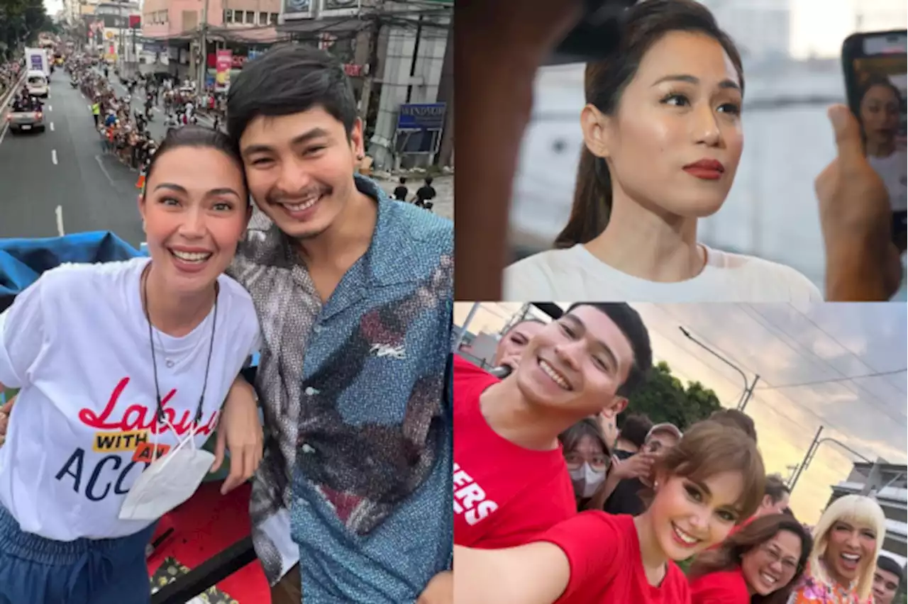 LOOK: Ivana Alawi, Jodi Sta. Maria, Toni Gonzaga, celebs share behind-the-scenes of MMFF parade