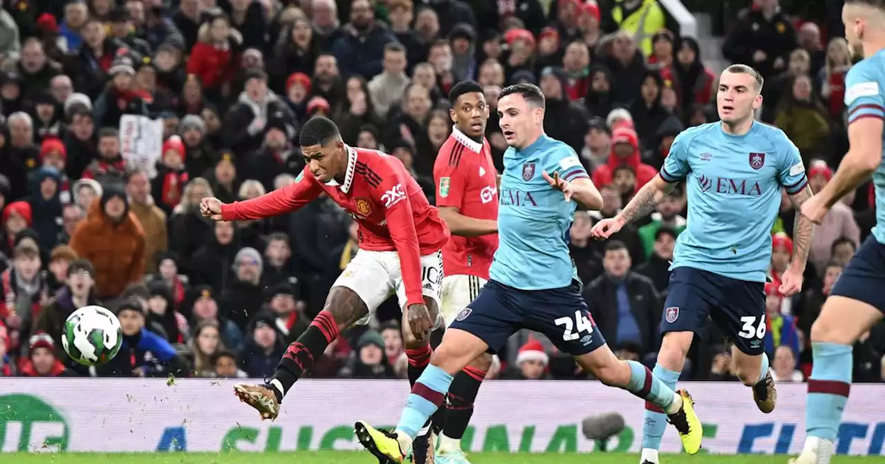 Carabao Cup wrap: Marcus Rashford on target as Manchester United beat Burnley