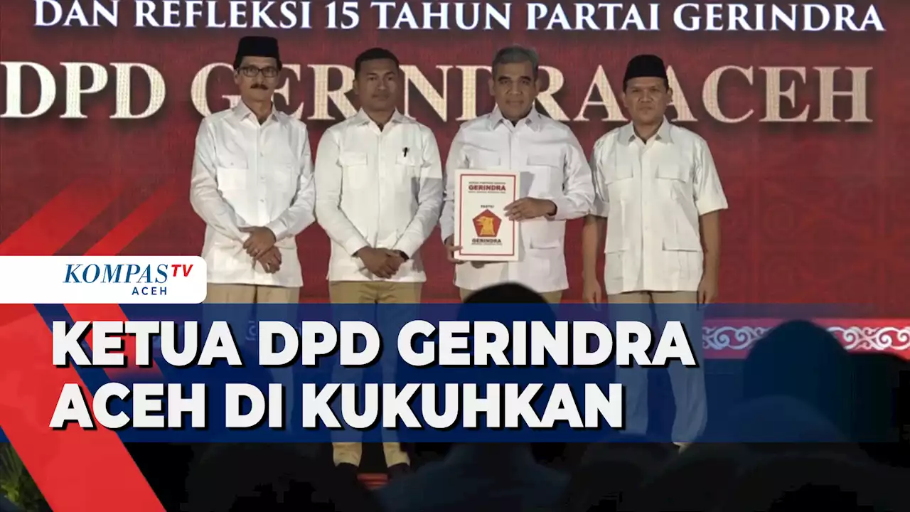 Fadlullah Dikukuhkan Sebagai Ketua DPD Gerindra Aceh