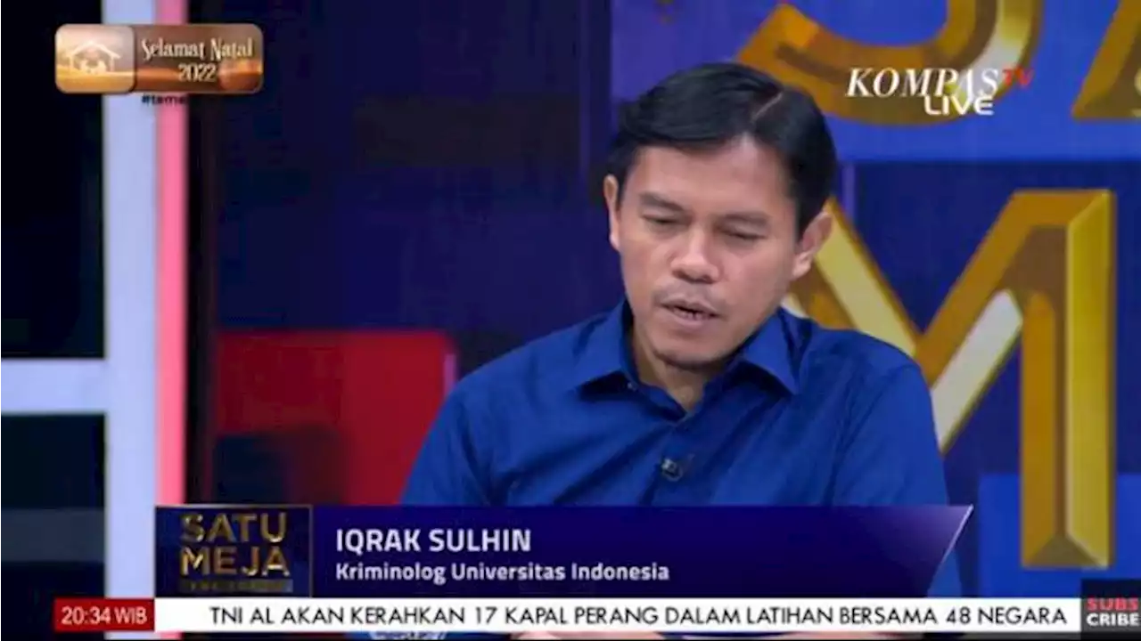 Kriminolog UI Sebut Motif Kekerasan Seksual dalam Pembunuhan Yosua Masih Dapat Dipercaya