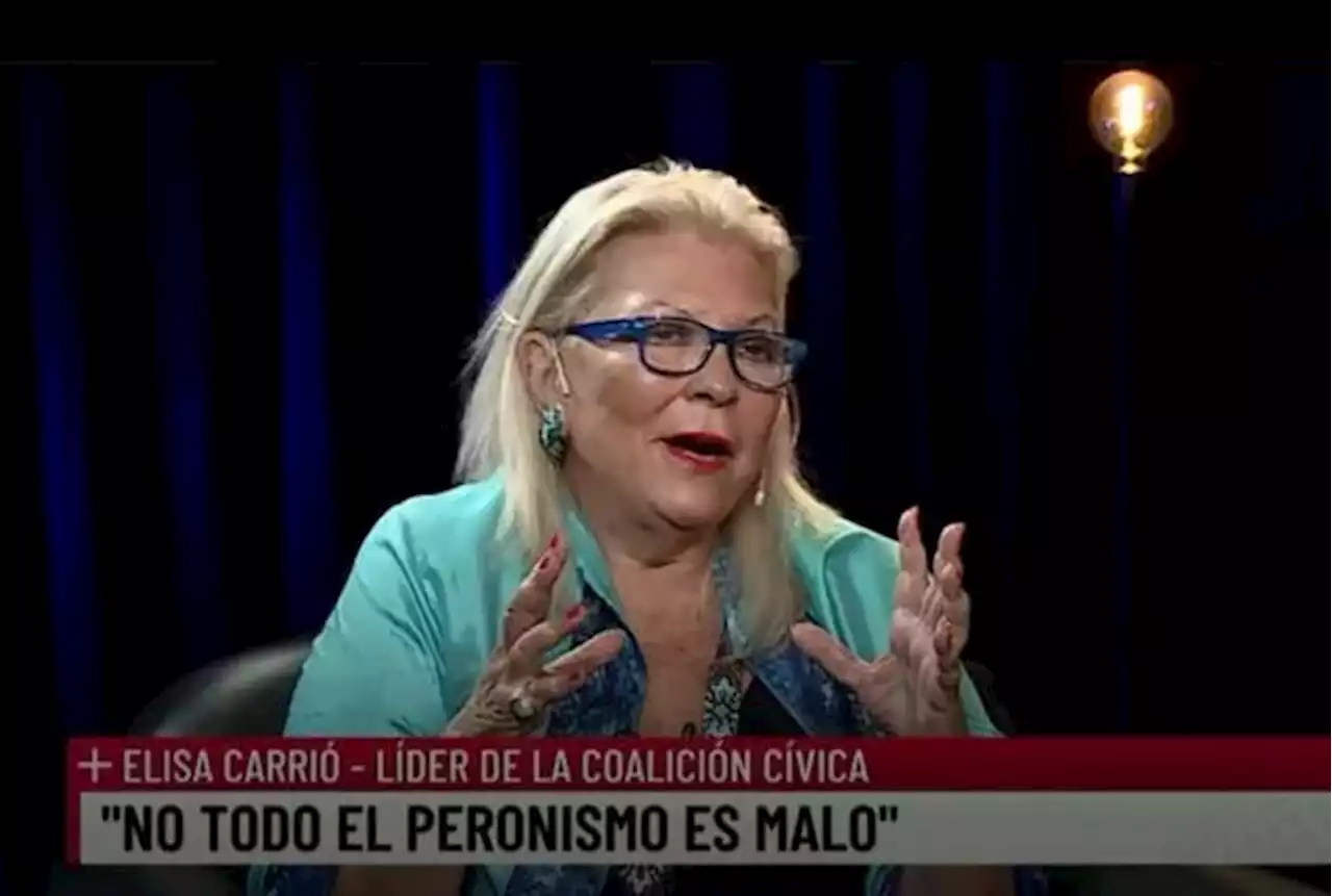 Elisa Carrió: “Cristina Kirchner y Mauricio Macri ya fueron”