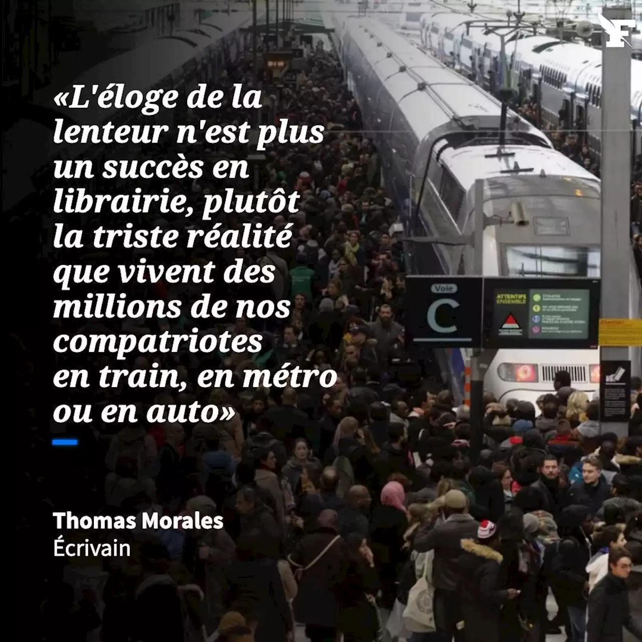 Thomas Morales: «Maman, j'ai raté le train !»