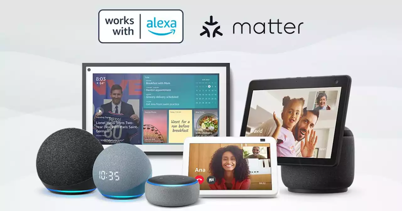 Matter désormais disponible sur les appareils Amazon Echo