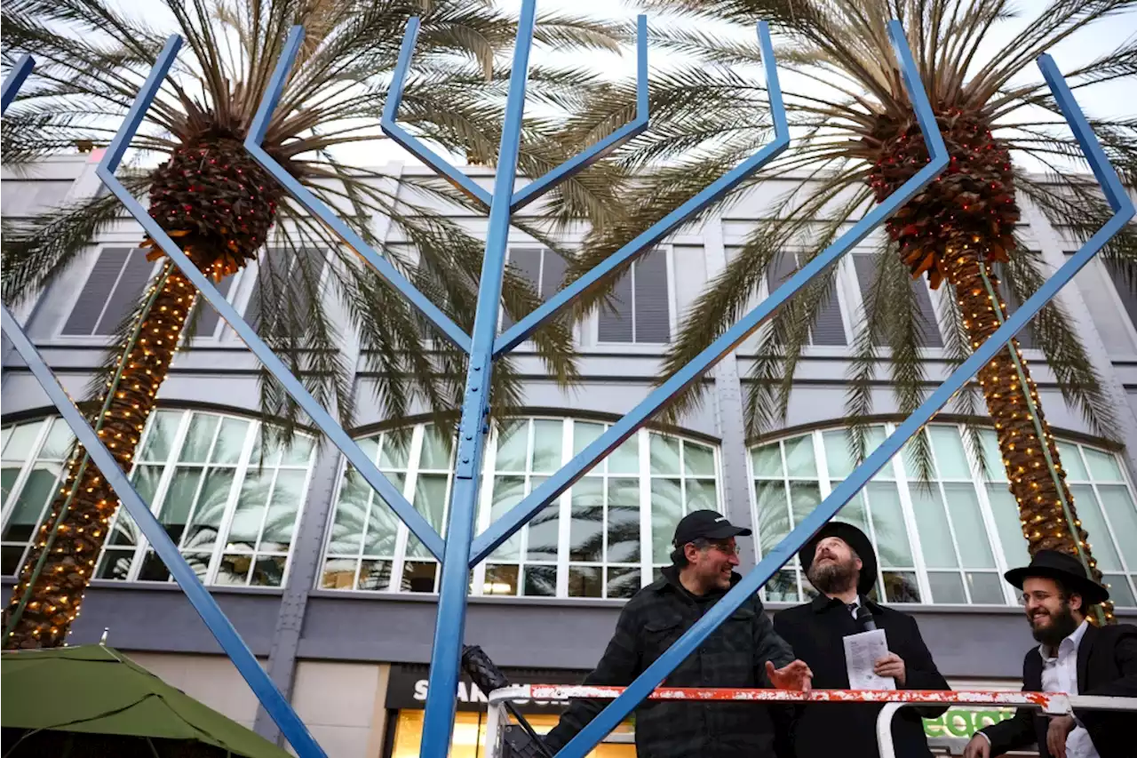 PHOTOS: Hanukkah unity burns brightly in Silicon Valley