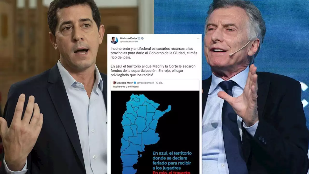 La respuesta de Wado de Pedro a Macri por el fallo de la Corte Suprema