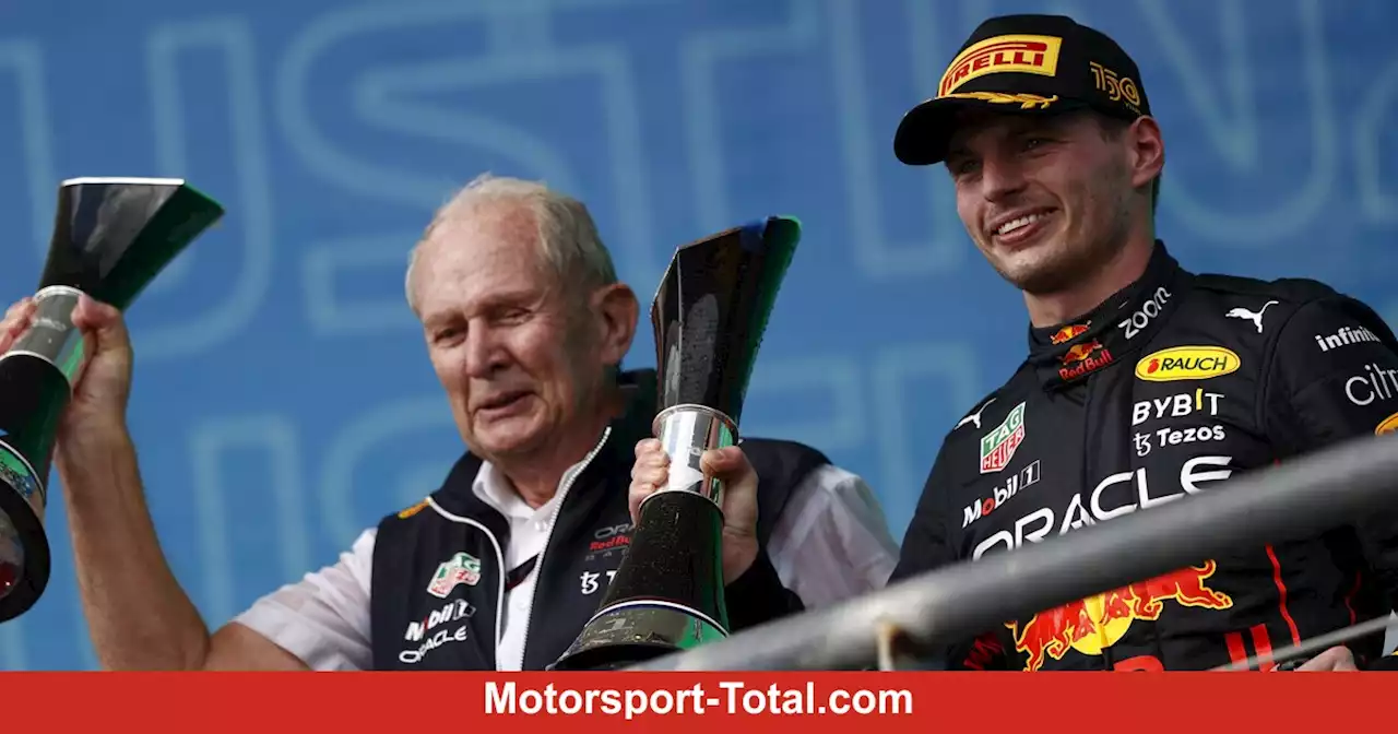 Helmut Marko: Verstappen 'eine gewisse Bank' für Erfolg