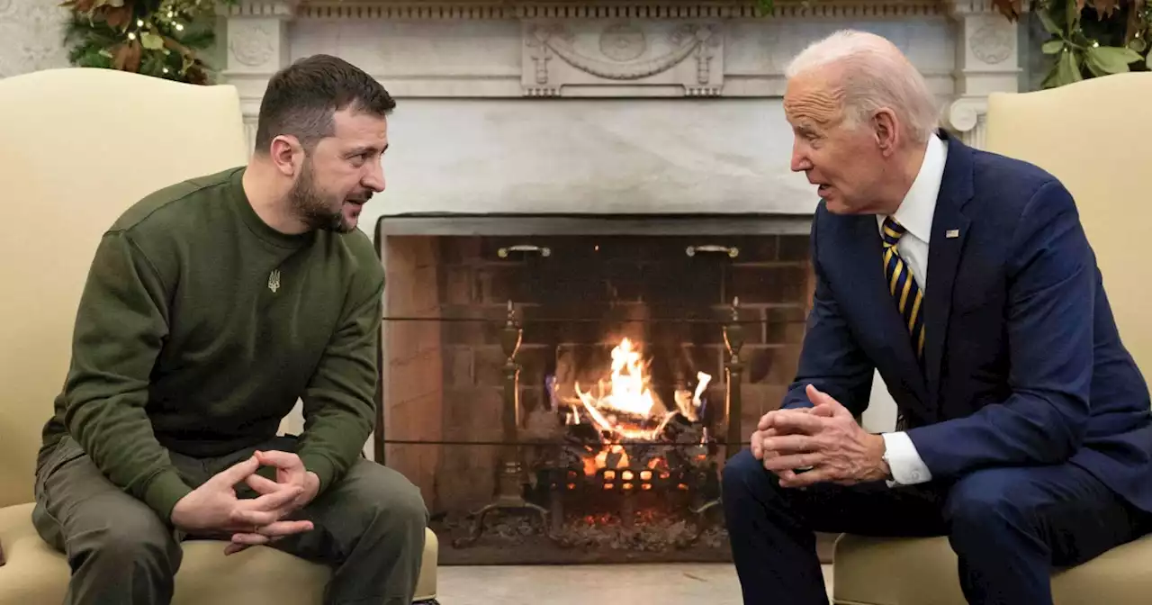 Standing alongside Zelenskyy, Biden pledges to aid Ukraine 'as long it takes'