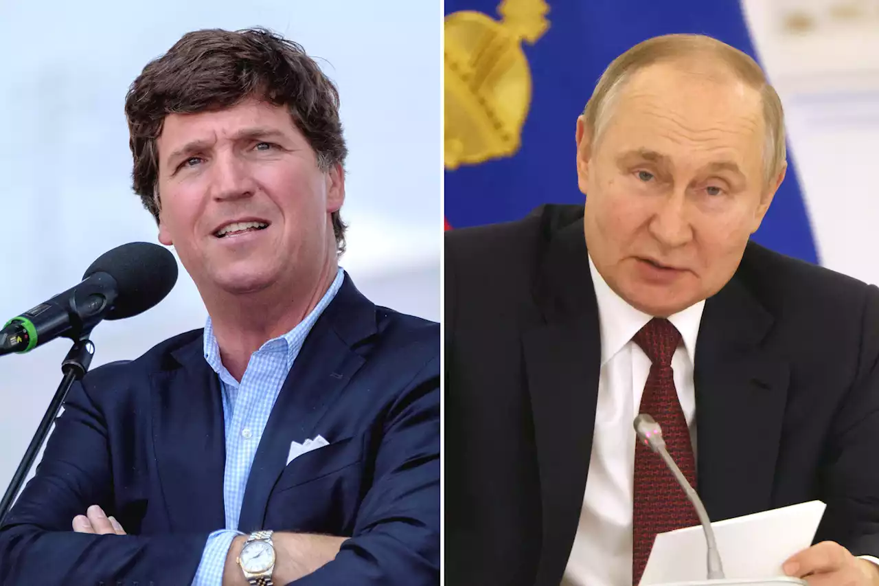 Tucker Carlson praised on Russian TV after criticizing Zelensky's clothes