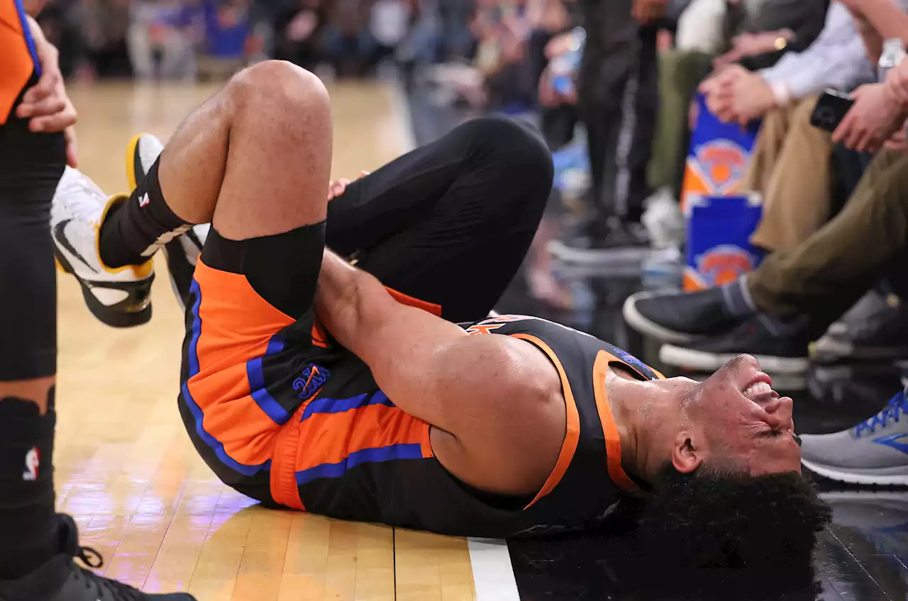 Knicks’ Quentin Grimes held out because of sprained right ankle