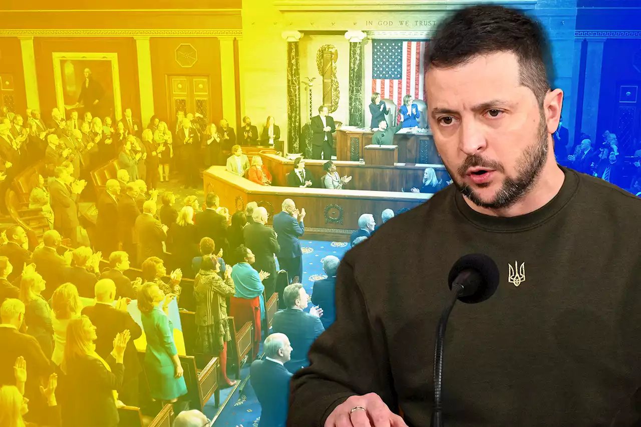 Ukraine’s Volodymyr Zelensky tells Congress ‘Russian tyranny has lost control over us’ thanks to US aid