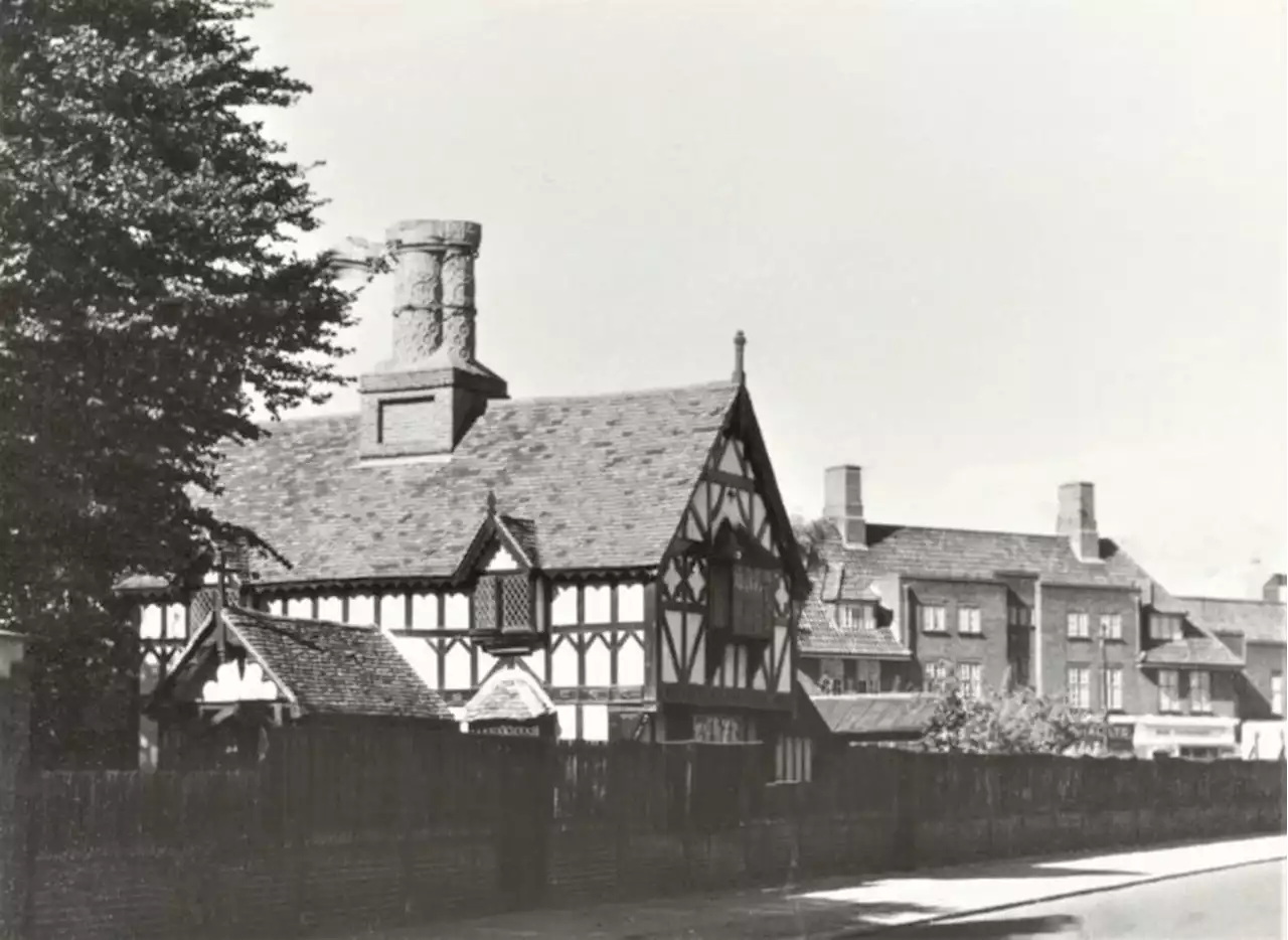 Looking back at the lodge that is now home to a car park