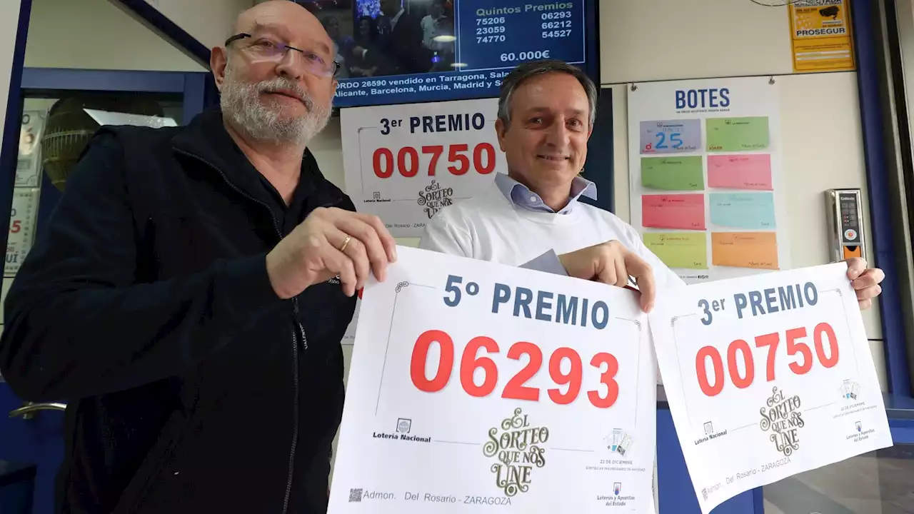 Primer quinto Premio Lotería Navidad 2022: 62.391